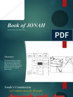 Book of JONAH: God's Power and God's Mercy
