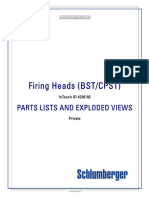 Firing Heads (BST/CPST) : Parts Lists and Exploded Views