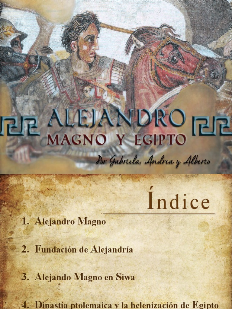 Alejandro Magno y la Fundación de Alejandría | PDF | Alejandro el ...