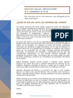 40-2 Balak - ¿Quién Se Inclina Ante Los Honores Del Mundo - Dr. Ketriel Blad