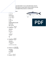 La Cabeza de Un Pescado Mide 20 CM