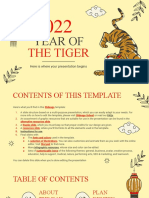 2022 - Year of The Tiger by Slidesgo