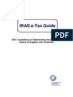 Etax Guide - Guidelines On Belonging Status of Supplier and Customer