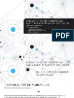 Ecuaciones en Derivadas Parciales - Ecuación de Calor