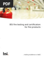 BSI Fire Standards Brochure UK en