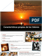 Características Propias de Los Valores