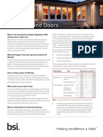 Windows and Doors: Construction Products Regulation