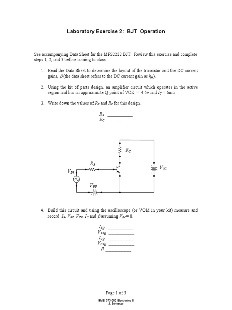 Learning Bipolar Junction Transistor PDF Bipolar Junction