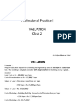 Professional Practice I Valuation Class 2: Ar. Kalpeshkumar Patel