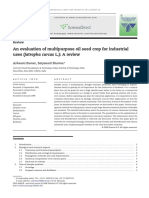 An Evaluation of Multipurpose Oil Seed Crop For Industrial Uses (Jatropha Curcas L.) : A Review