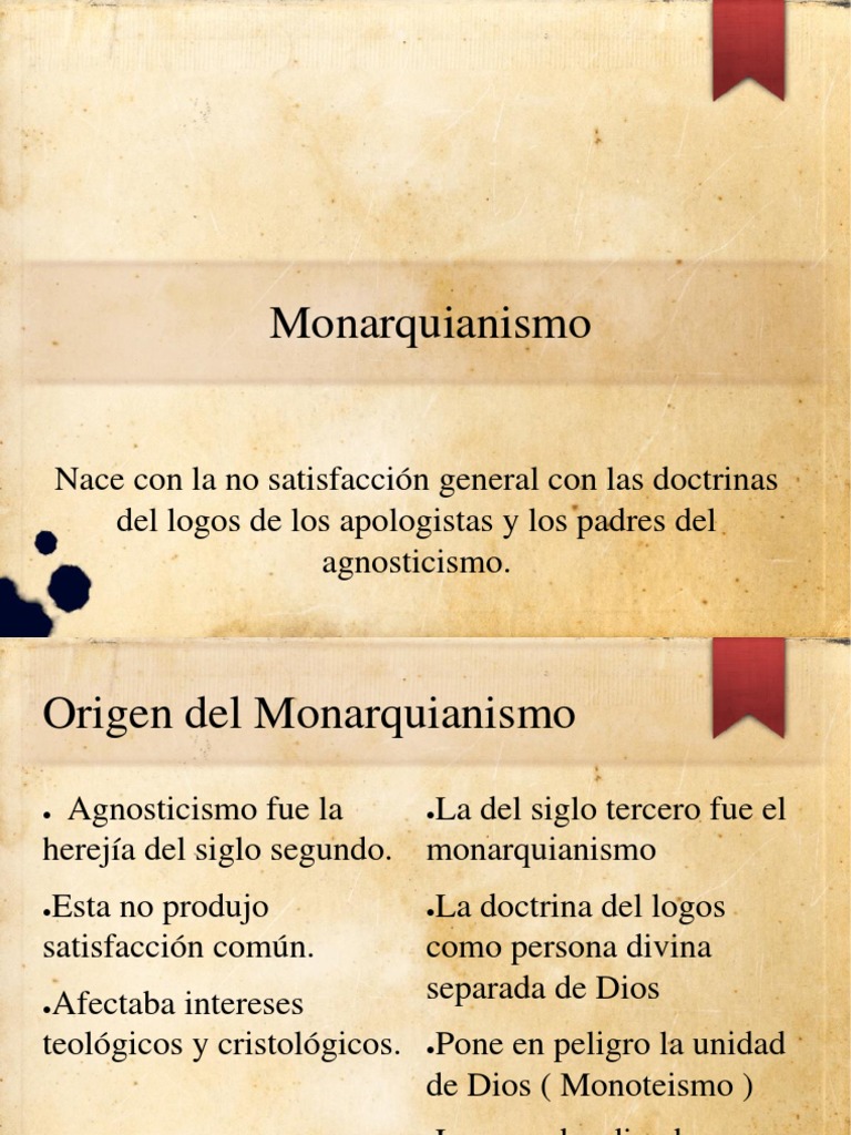 Monarquianismo | PDF | Divinidad | Cristo (título)