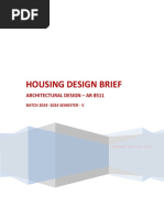 Housing Design Brief - SemV