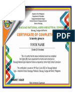 Your Certificate of Completion