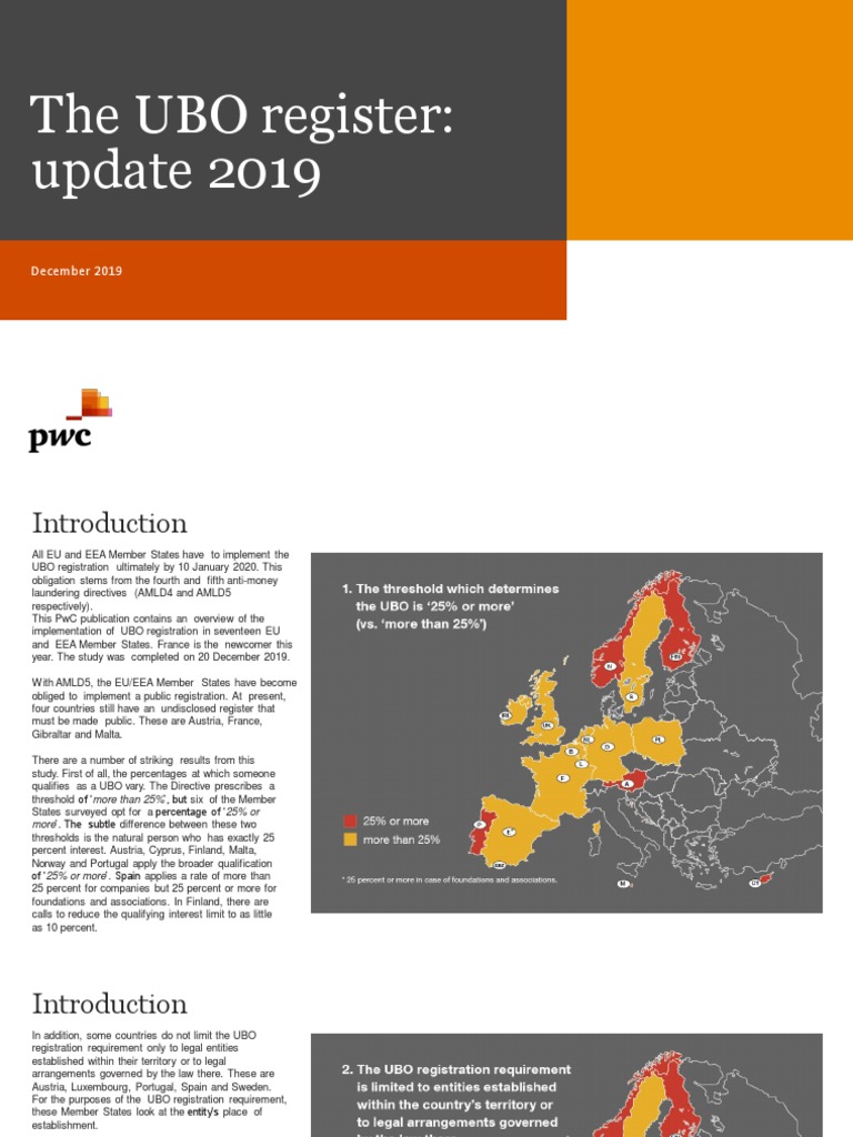 The UBO Register: Update 2019: December 2019 | PDF | Trust Law | Money ...