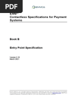 EMV Contactless Book B Entry Point Specification v2.10