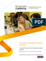 Assessment and Feedback in Higher Educat