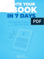 Write Your Ebook in 7 Days - Jose Rosado