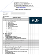 DAFTAR TILIK MEMANDIKAN BAYI BARU LAHIR