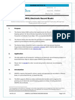 BMA Marine Notice MN010 MARPOL Electronic Record Books v2.1