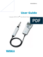 User Guide: Vaisala DRYCAP Handheld Dew Point Meter