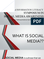 Social Media Literacy Symposium - Understanding Social Media
