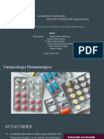 Equipo1 Introducción a la Farmacología Autacoidea. Farmacología Histaminérgica