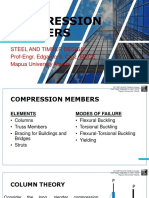 Compression Members Buckling and Failure Modes