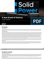A New Breed of Battery: Investor Presentation