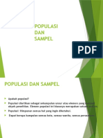 Populasi, Sampel Dan Sampling