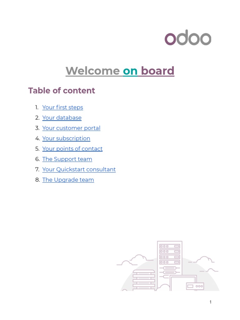 Odoo Enterprise Onboarding Guide | PDF | Subscription Business Model ...