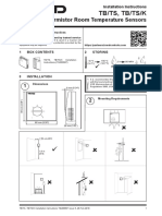 TB/TS, TB/TS/K: Thermistor Room Temperature Sensors