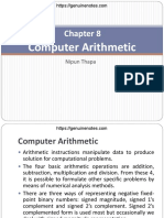 Unit 8 Computer Arithmetic