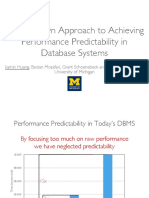 Achieving Performance Predictability in Database Systems