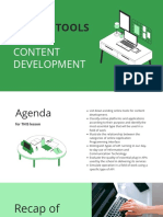 Lesson 4 Online Tools For Content Development