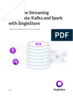 Real-Time Streaming in Big Data: Kafka and Spark With Singlestore