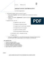 ¿Cómo Elaborar Un Texto Argumentativo