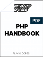 PHP Handbook Table of Contents