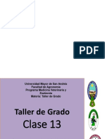 Clase 13 - Taller de Grado