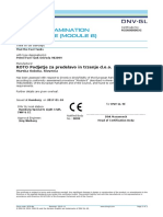 Ec-Type Examination Certificate (Module B) : ROTO Podjetje Za Predelavo in Trzenje D.O.O