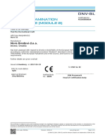 Ec-Type Examination Certificate (Module B) : More Brodovi D.O.O