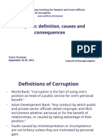 Corruption: Definition, Causes And: Consequences