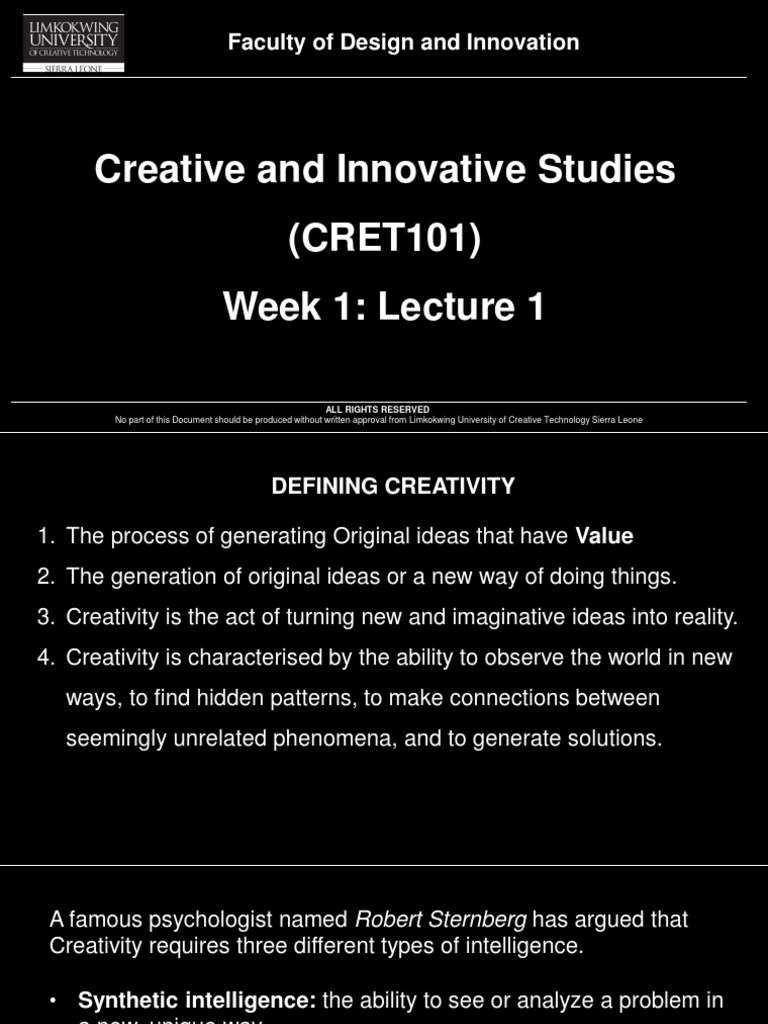 Defining Creativity and Thinking Skills | PDF | Creativity | Thought