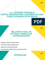 Seminário Estágio 2 Gestão de UAN