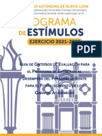 Guía de Criterios de Evaluación 2021