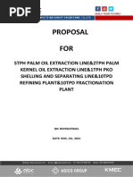 Cost Proposal For 5tonnes Per Hour Palm Oil Extraction Plant