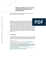 Kinetic Modelling of Epidemic Dynamics: Social Contacts, Control With Uncertain Data, and Multiscale Spatial Dynamics