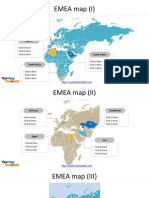 EMEA Map (I) : Text in Here Text in Here Text in Here