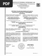 HP6 DN80 PN16 Certyfikat ST.WŁ.UŻ. 1438-CPR-0344 do 06.10.2023