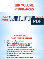 Fluid Volume Disturbances