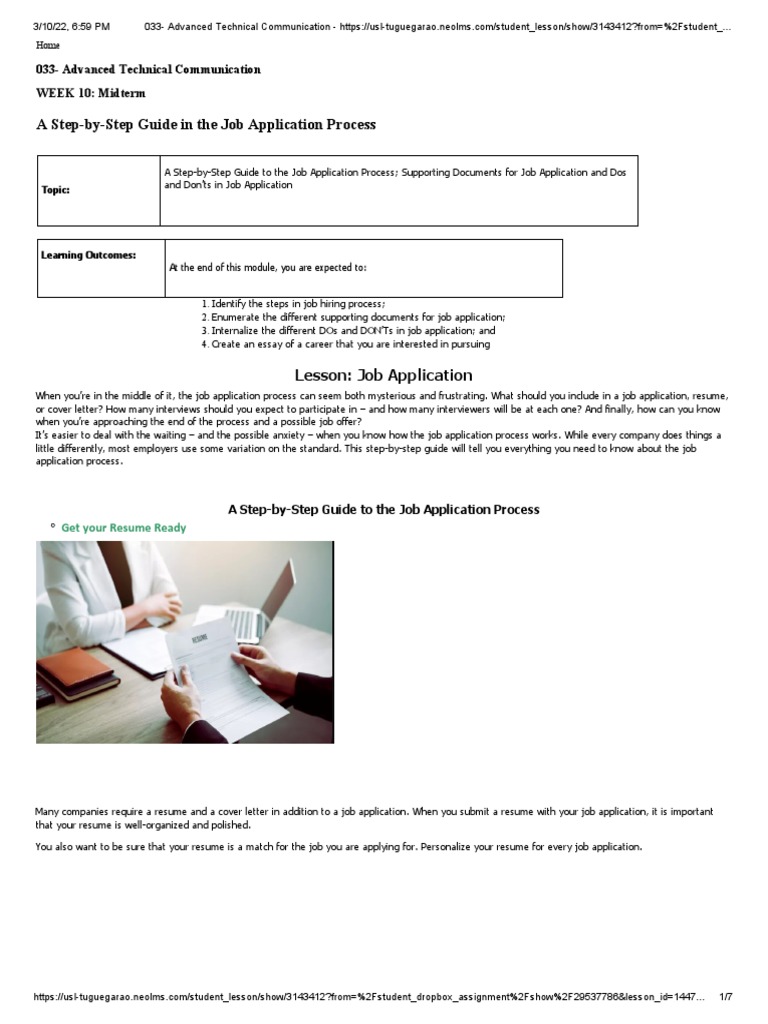 Navigating the Job Application Process: A Comprehensive Guide to Submitting a Strong Application 